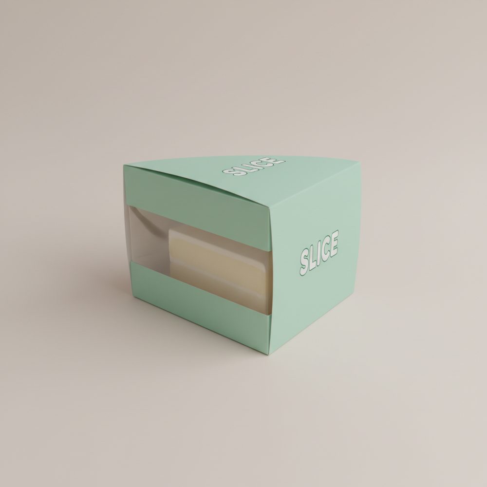 Étui triangle part de gâteau