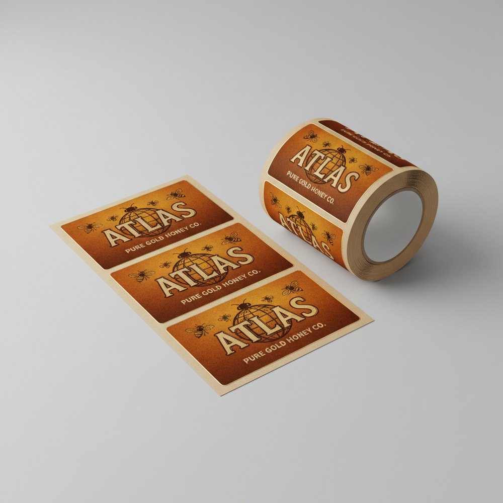 Étiquette adhésive premium