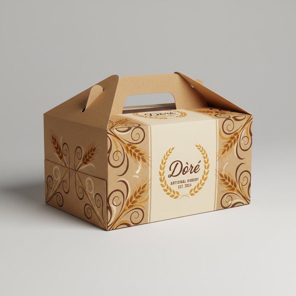 Boîte pâtisserie grand format
