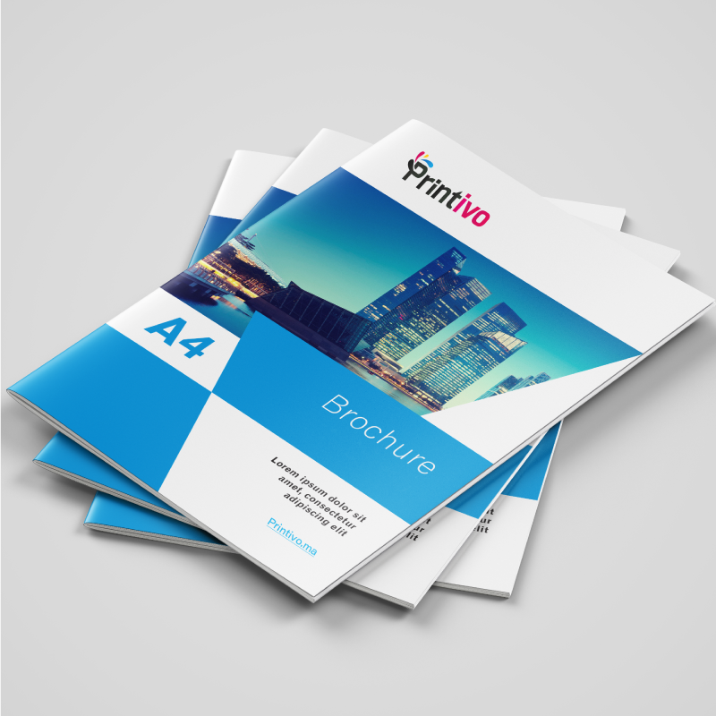 Flyers, dépliants et brochures A4 imprimés pour la communication d’entreprise
